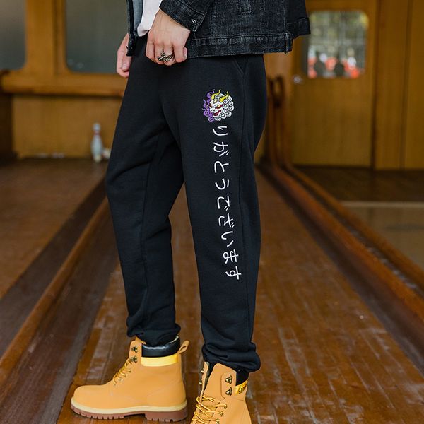 

lion's head embroidery casual pants, fashionable jeans, spot, wholesale