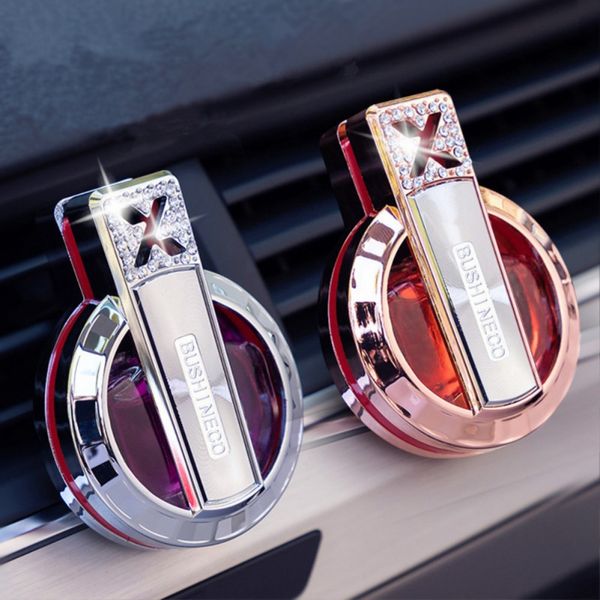 

new car fragrance diffuser essential oil vent clip air freshener portable