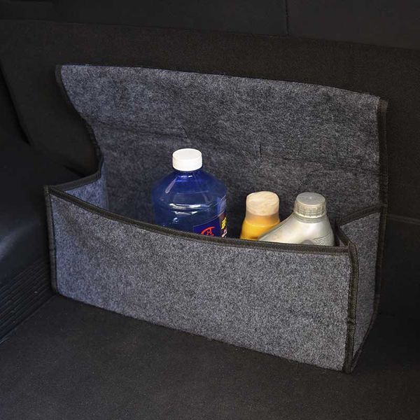 

car soft felt storage box trunk bag vehicle tool box multi-use tools organizer bag carpet folding for emergency