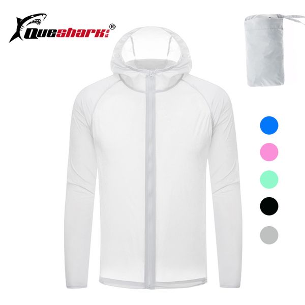 

men women sun-protective jacket summer reflective zipper fishing coat skin clothes thin waterproof running hiking windbreaker, Blue;black