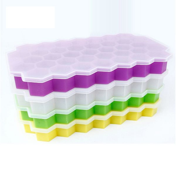 

home kitchen ice molds cube storage cubes shape containers ice 37 mold tray drinks honeycomb summer