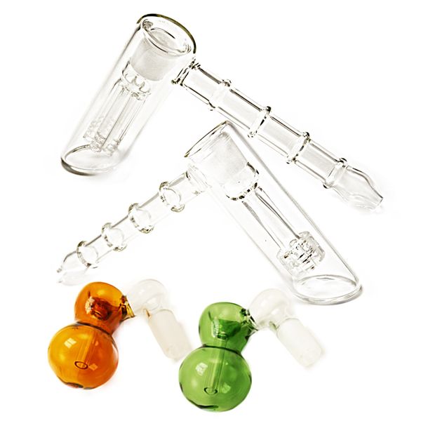 

Glass Bong 3 Style Glass Hammer Pipe 6 Arm 18mm Ash Catcher Bowl Percolator Bubbler Dab Rig Glass Water Pipe With Sleeve Bowl