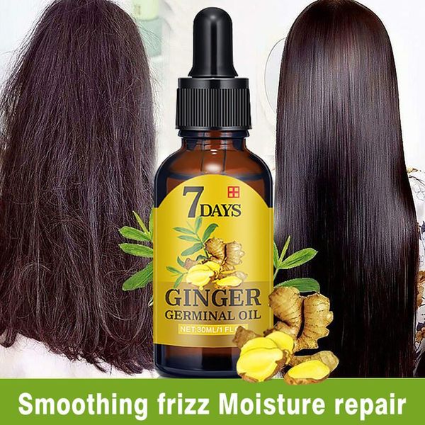 

ginger hair growth serum for women and men anti preventing loss growing damaged faster alopecia repair hair liquid hair g8u4