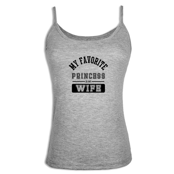 

my favorite villains are my parents favorite prince is husband womens ladies vest singlet cotton strappy tank, White