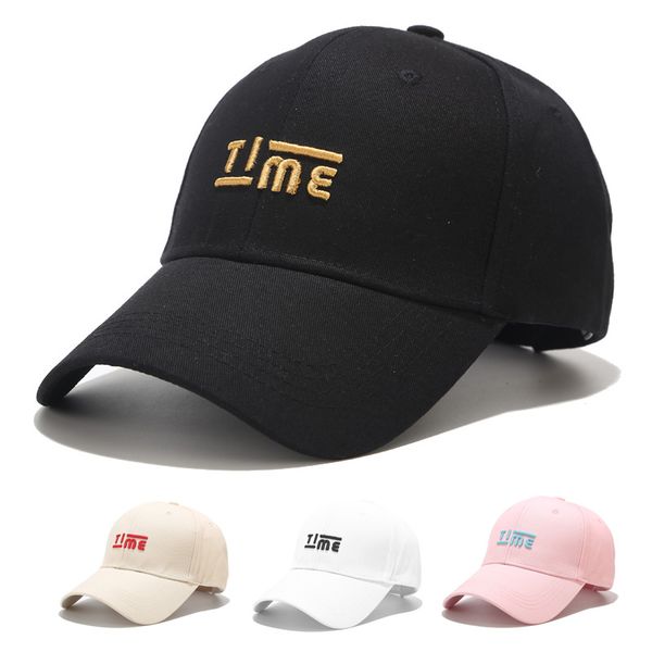 

korean style hats. spring and autumn lovers letters embroidered baseball caps. male and female students fashion cap. summer hat, Blue;gray