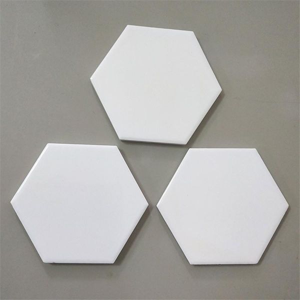 

sublimation ceramic coaster car coaster for diy heat printing transfer thermal transfer cup pad 6.6cm ceramic mat a02
