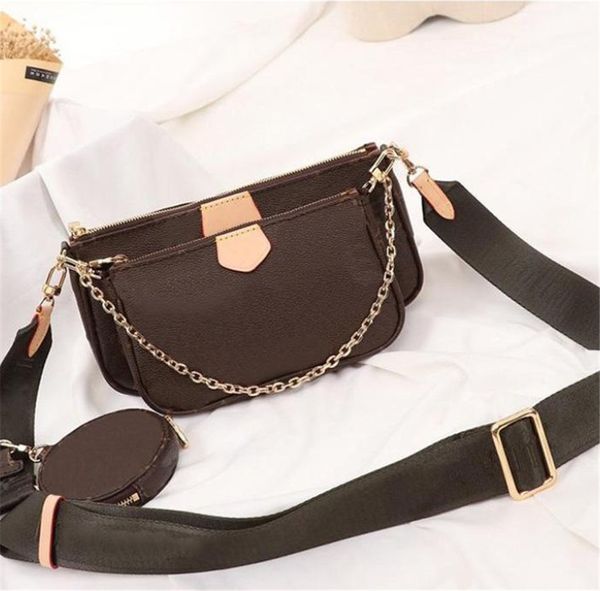 

конструктор роскошных сумок кошелек цветок плечо crossbody сумка несколько pochette 3 шт мешок вечер cfy2003061