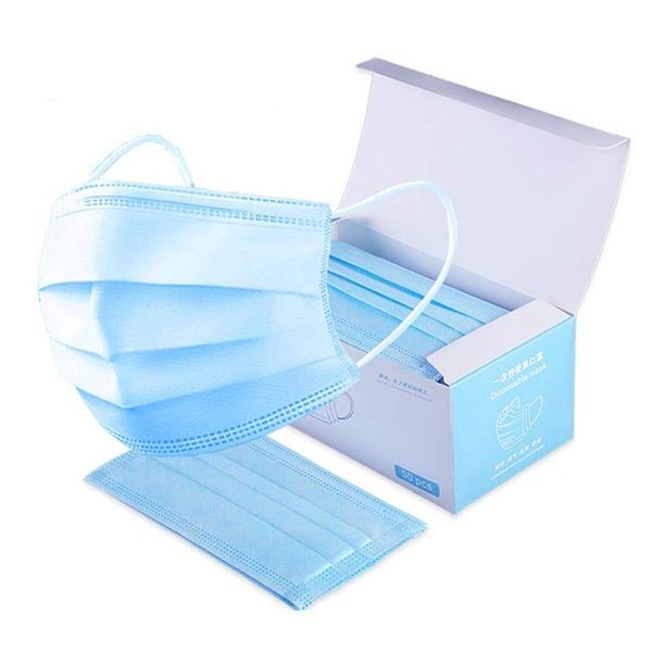 

wholesale water-proof non-woven breathing disposable three ply mouth face mask for personal health