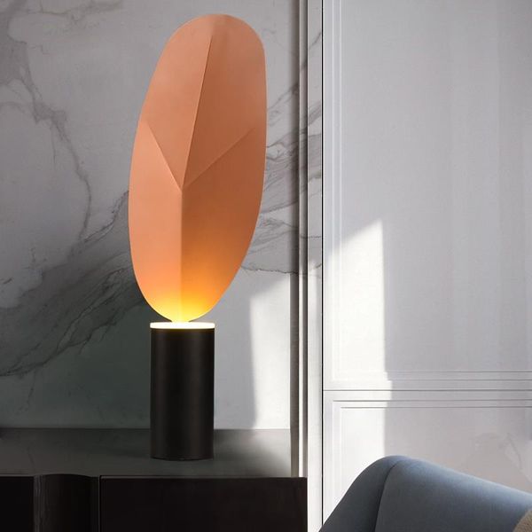 

2020 Nordic post-modern lighting art creative bedroom bedside living room decorative designer personality LED leaf lamp