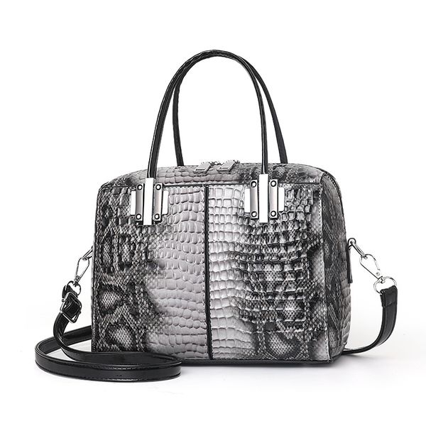 

stone pattern women's bag 2021 large capacity ladies hand bags designer serpentine crossbody for women sac femme