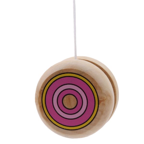 

оптовая деревянные yoyo йо йо дети классические игрушки рождественские подарки партия выступает детский сад школа карнавал лут мешок наполни