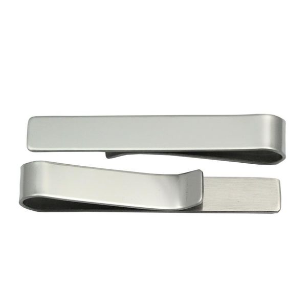 

beadsnice fashion tie clip for man stainless steel personalized tie bar clip father day gift wedding gift for groomsman, Silver