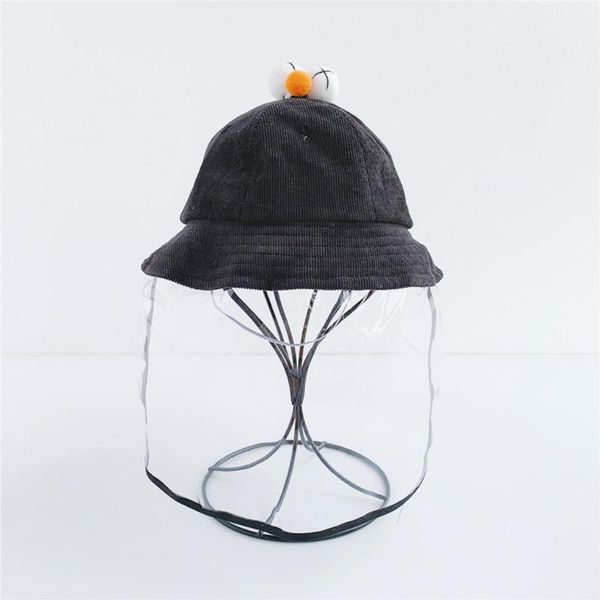 

дети анти-плевок защитный чехол для лица шляпа детские пылезащитные солнцезащитные колпачки анти-туман слюна изоляция маска защитный колпачо, Yellow