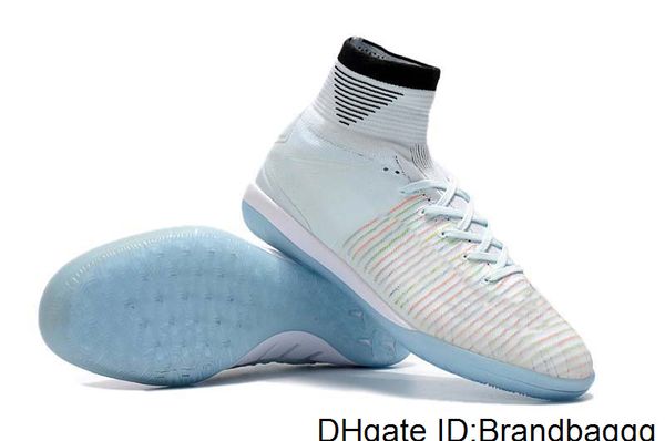 

35-45 sale size ronaldo cr7 soccer cleats superfly v tf/ic fg football boots mens/kids/womens soccer shoes, White;pink