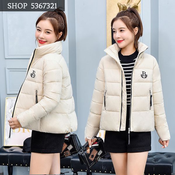 

cotton-padded clothes woman short fund 2019 winter even hat small cotton-padded jacket ma'am self-cultivation down cotton woman, Black