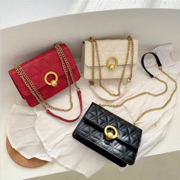 

high class bags women's bag new versatile messenger bags fashion handbags chain shoulder small square bag