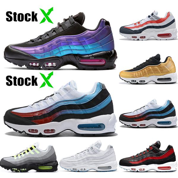 

selling run cushions throwback future mix colors 95s mens running shoes og neon black gold red blue runners sports sneakers 36-46