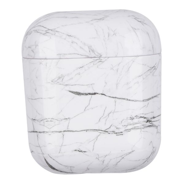 

marble hard earphone case bag protective cover shell for airpod 1/2 gen