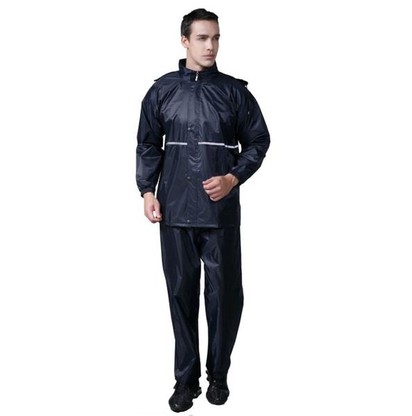 

thick double raincoat split suit cross-border direct rain pants reflective bicycle electric motorcycle riding waterproof