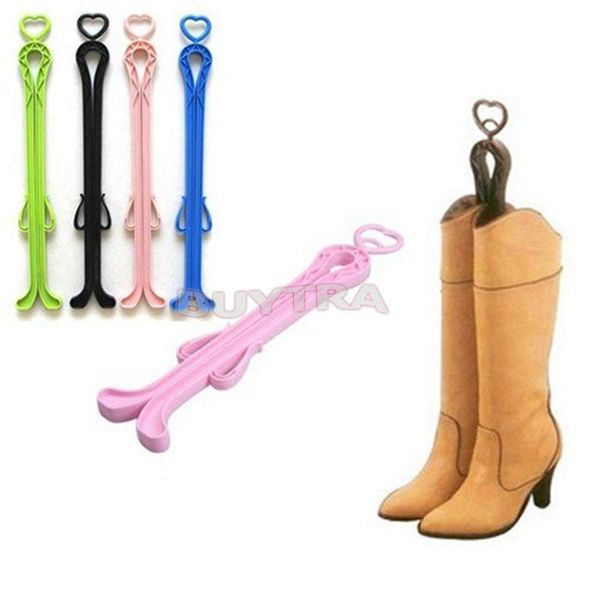 

2019 women shoe trees boot shoe stand holder with plastic lengthen creative domestic candy color solid, White;pink