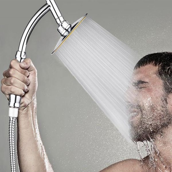 

adeeing 6 inch handhold pressure shower nozzle universal shower head sprinkler bathroom accessories