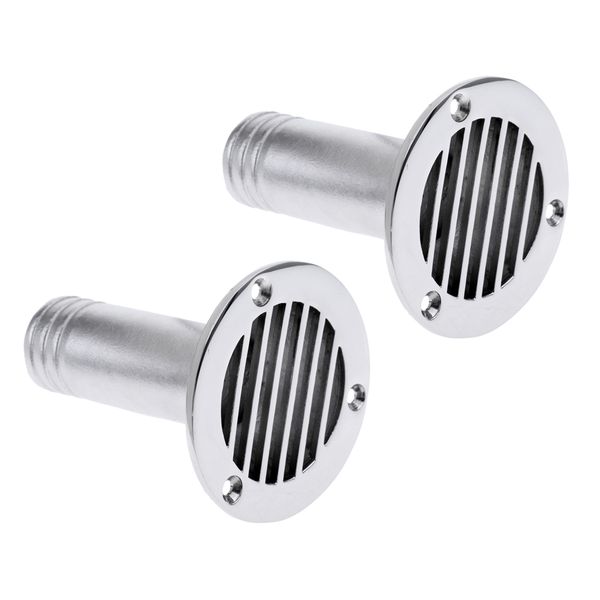 

2boat deck floor drain fitting grate 1-1 / 4 \"316 stainless steel marine grade