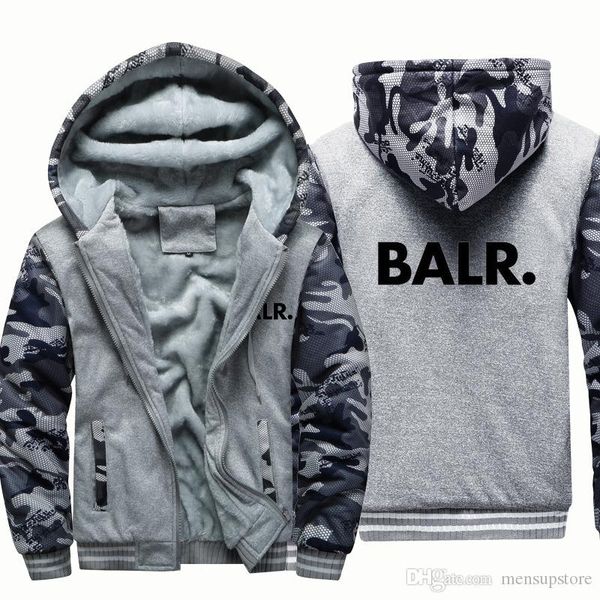 

mens balr letters designer coats winter warm thick hooded zipper hombres coat jackets, Black;brown