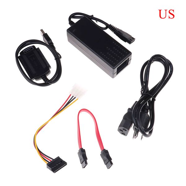 USB 2.0 to IDE SATA S-ATA 2.5 3.5 HD HDD Hard Drive Adapter Converter Cable MY