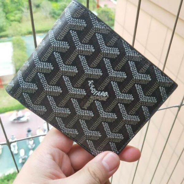 

2020 новый франция париж стиль mens известные мужчины женщины кошелек с покрытием холст с кожа pu многократного короткого бумажников с box y, Red;black