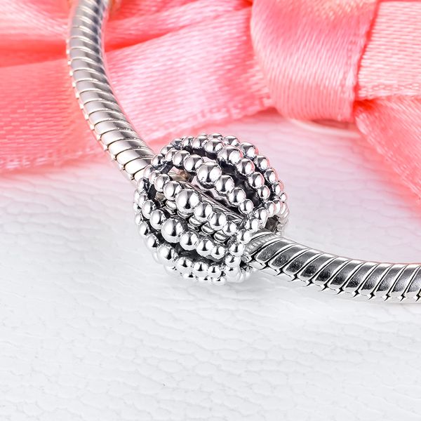 

2020 new valentine's day genuine 925 sterling silver charm beaded openwork charms fit beads bracelets necklaces women diy jewelry 79867, Bronze;silver