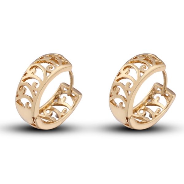 

18k gold-filled explosions upscale exquisite tide female earrings jewelry, Golden