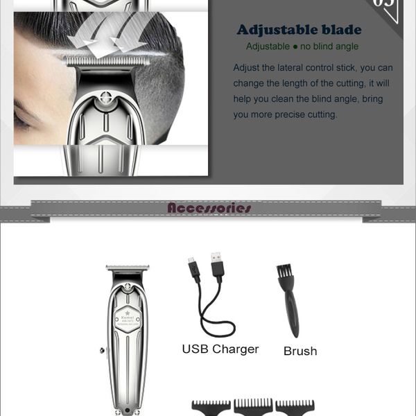 

kemei 1973 professional hair trimmers trimmer baldheaded haircut machine for barbershop dropship casecustom fxvzz