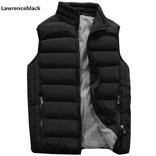 

жилет мужской новый стильный 2019 осень теплая безрукавка мужской зимний жилет мужской жилет мода повседневная пальто мужские плюс размер 19, Black;white