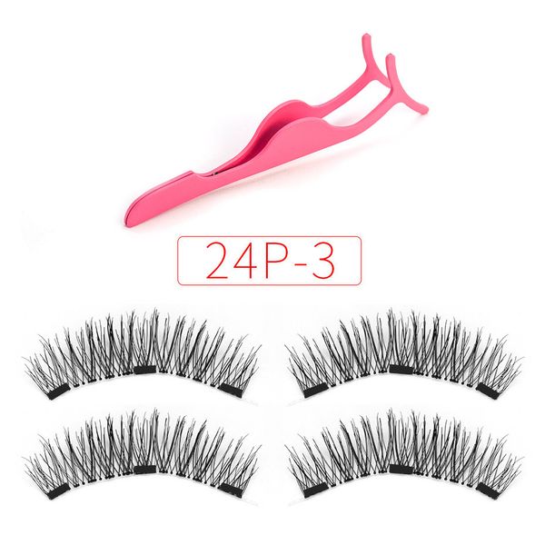 

magnetic eyelashes magnets magnetic lashes natural false eyelashes magnet lashes with applicator -24p-3 for ing