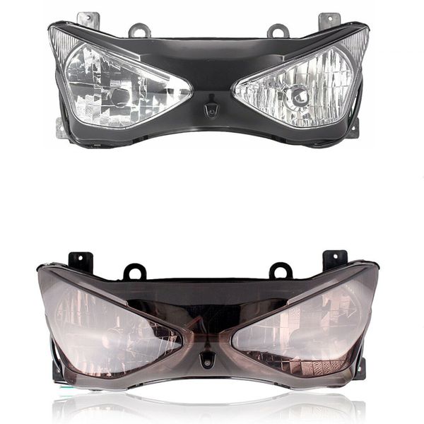 

motorcycle front headlight lamp assembly for kawasaki ninja zx6r zx636 2003-04