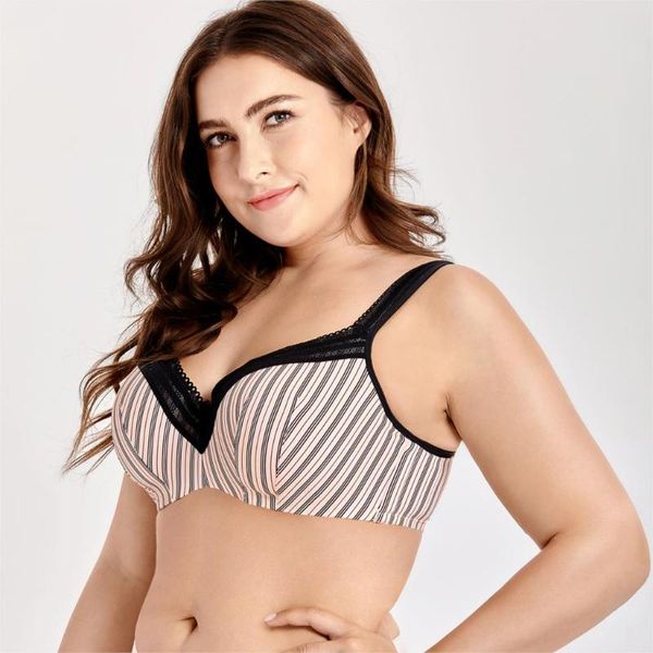 

women's full figure lightly lined underwire seamless balconette bra, Red;black