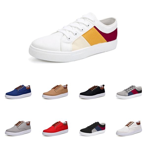 

мужская обувь no-brand canvas spotrs вскользь тапки белый черный обувь красный серый хаки голубой мода новый стиль 212, Black