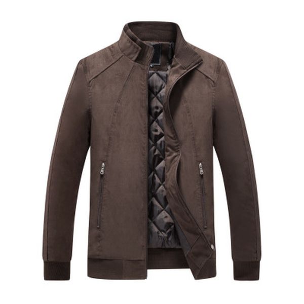

new brand clothing winter autumnjakets for men and parks stand-up collar men's windbreaker jacket coat, Black