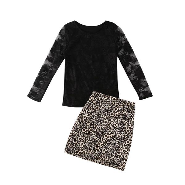 

new toddler baby girls winter clothes lace +tutu leopard skirts formal outfits, White