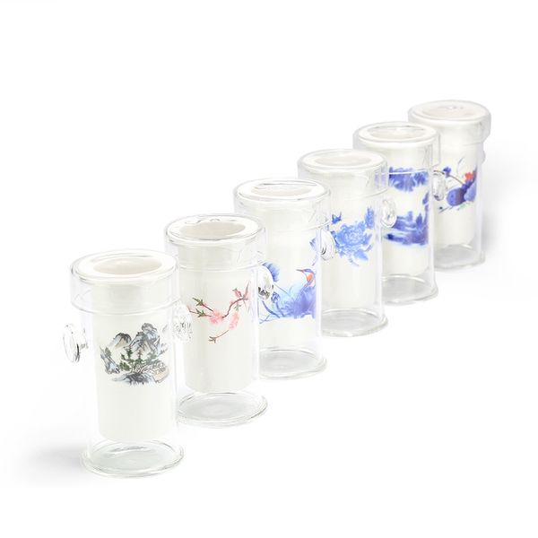 

elder brother elder brother kiln green glass cup suit black tea tea set ceramic teapot household filter ears tea to heat teapots