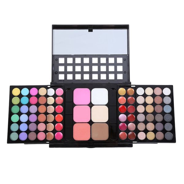 Professionelle Lidschatten-Palette mit 78 schimmernden Farben, 3-lagiges Design-Make-up, urbane Lidschatten-Make-up-Paletten