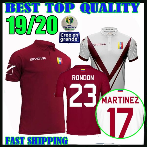 

New 2019 2020 copa america venezuela occer jer ey 19 20 home rincon martinez national team occer hirt men away rondon football uniform