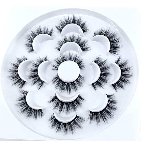

pre-sale 7 pairs natural false eyelashes fake lashes long makeup 3d mink lashes eyelash extension mink eyelashes for beauty