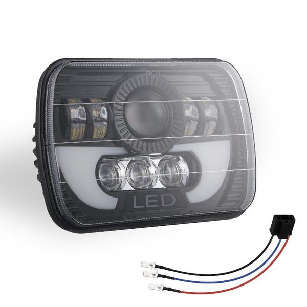 

300w 5x7 led headlights led sealed beam head light lamp with high low beam headlight for wrangler yj cherokee xj