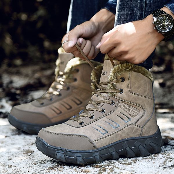 

mens high shoes boots men army boots special force waterproof leather desert combat work shoes tactical ankle, Black