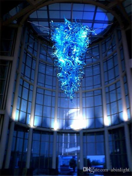 

large chandelier blue glass pendant lamps chihuly style modern art decor murano glass chandelier for l decor