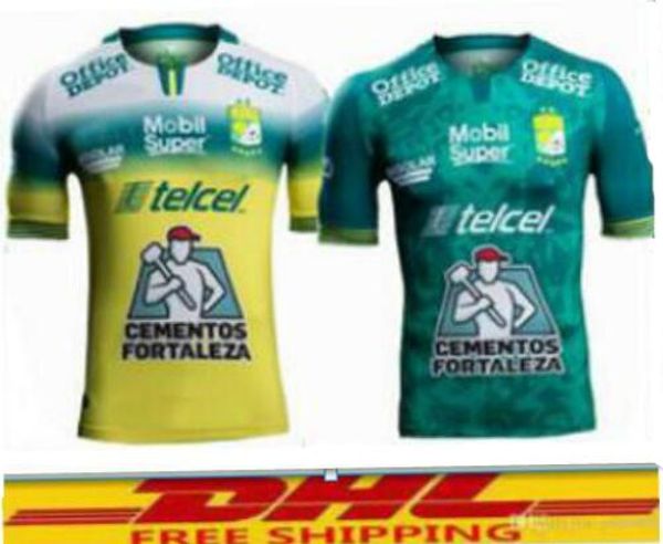 

Dhl delivery club leon f c occer jer ey 19 20 liga mx club leon home football hirt 2xl mix and match