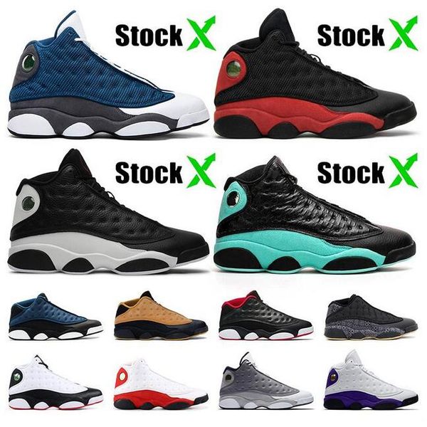 

stock x jumman 13 13s mens basketball shoes reverse he got game chicago atmosphere grey hyper royal black cat men athletic sports sneakers