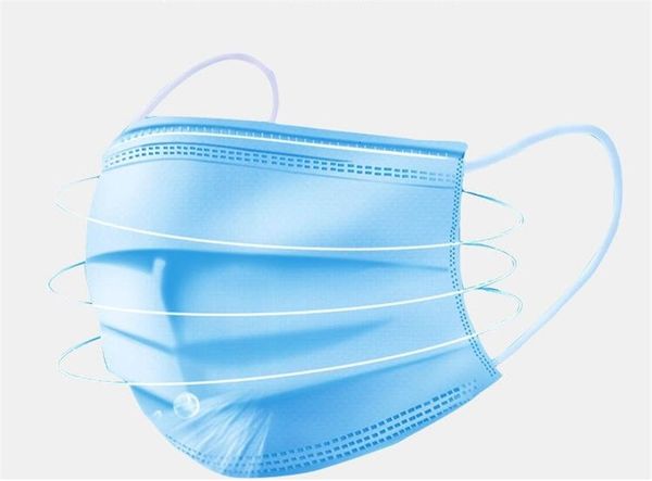 

dhl ship face msask 3 layhood ers non woven filthood dustprooffacial hood mask er dust blue 3b28