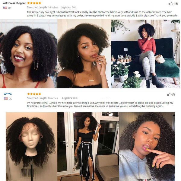 

13x4 kinky curly lace front human hair wigs for women natural black remy brazilian short wig pluck with baby hair